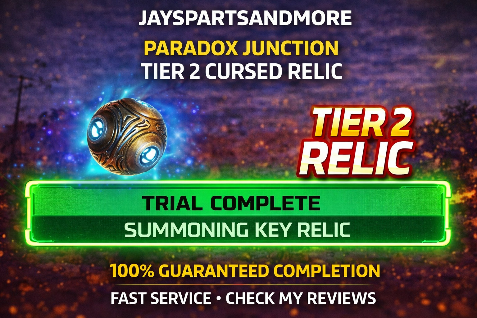 Summoning Key Tier 2 Relic Paradox Junction Cursed Mode Carry FAST BO7 Zombies