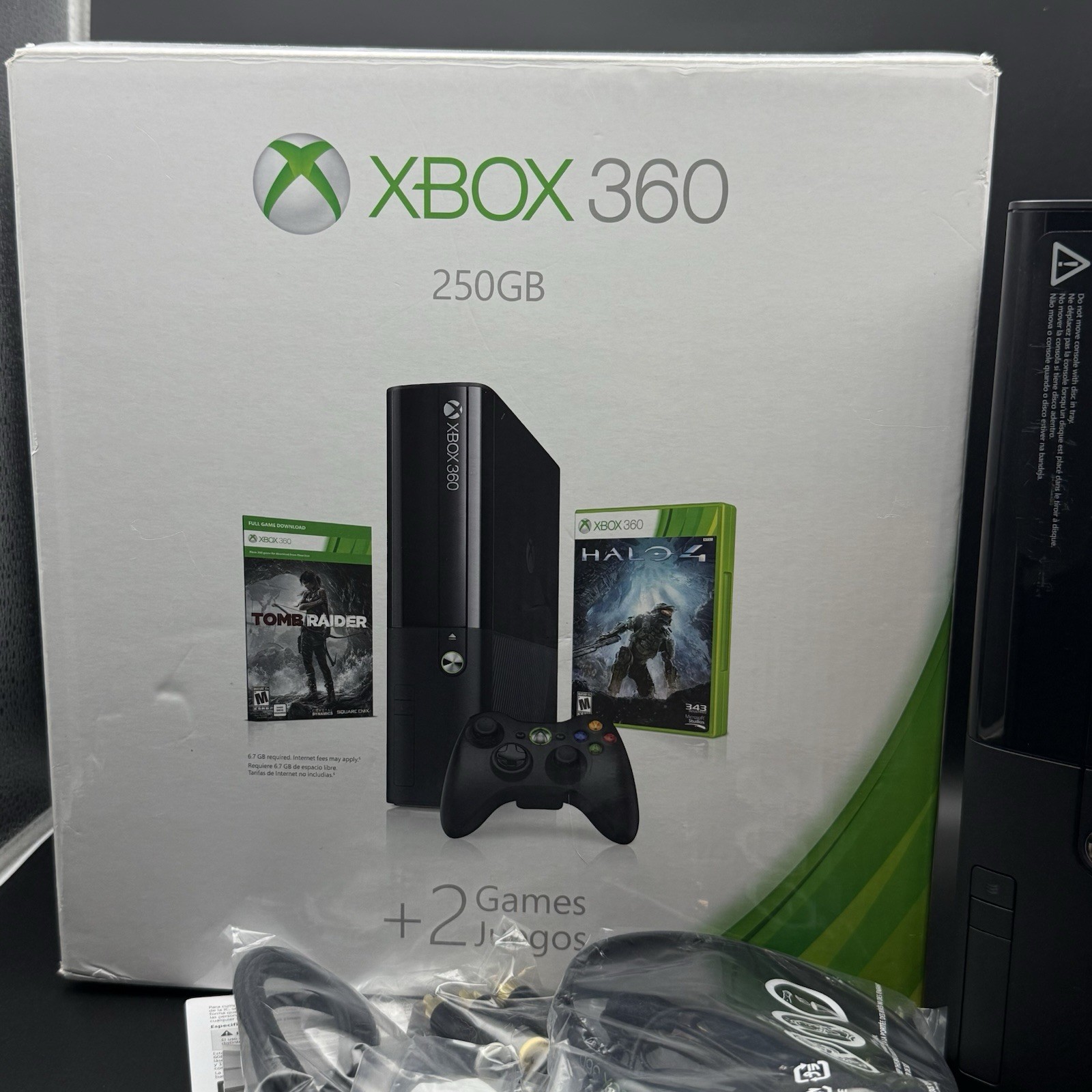 Xbox 360 E Console Model 1538 Console Only for Parts or Repair / Wont Turn On