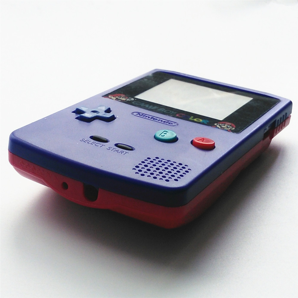 Limited Super Mario Purple Red Housing Shell Case for Nintendo Gameboy Color GBC