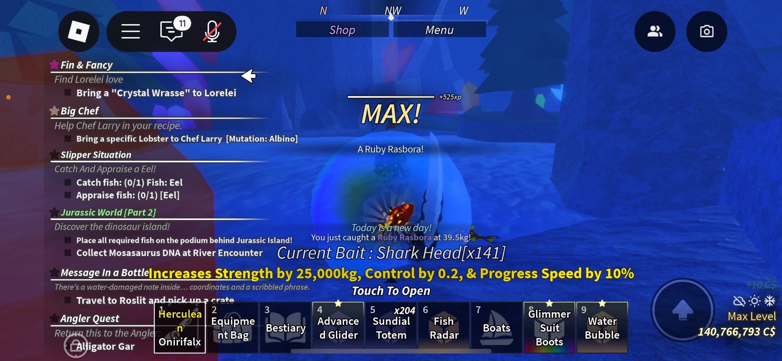 Fisch Calm Zone Access + Max Sub + 1M Coins | Fast In-Game Delivery