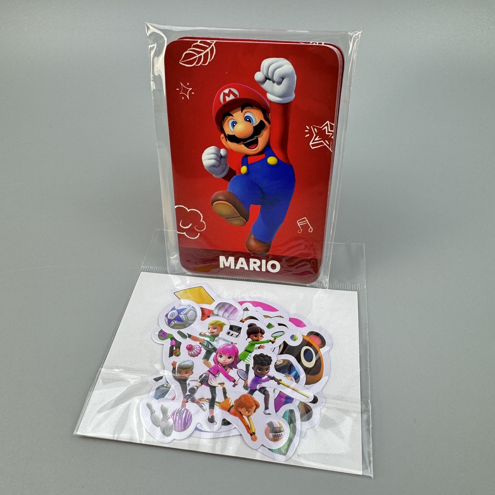 Authentic Nintendo Switch Character Card Set & Sticker Set Limited Promo 2023