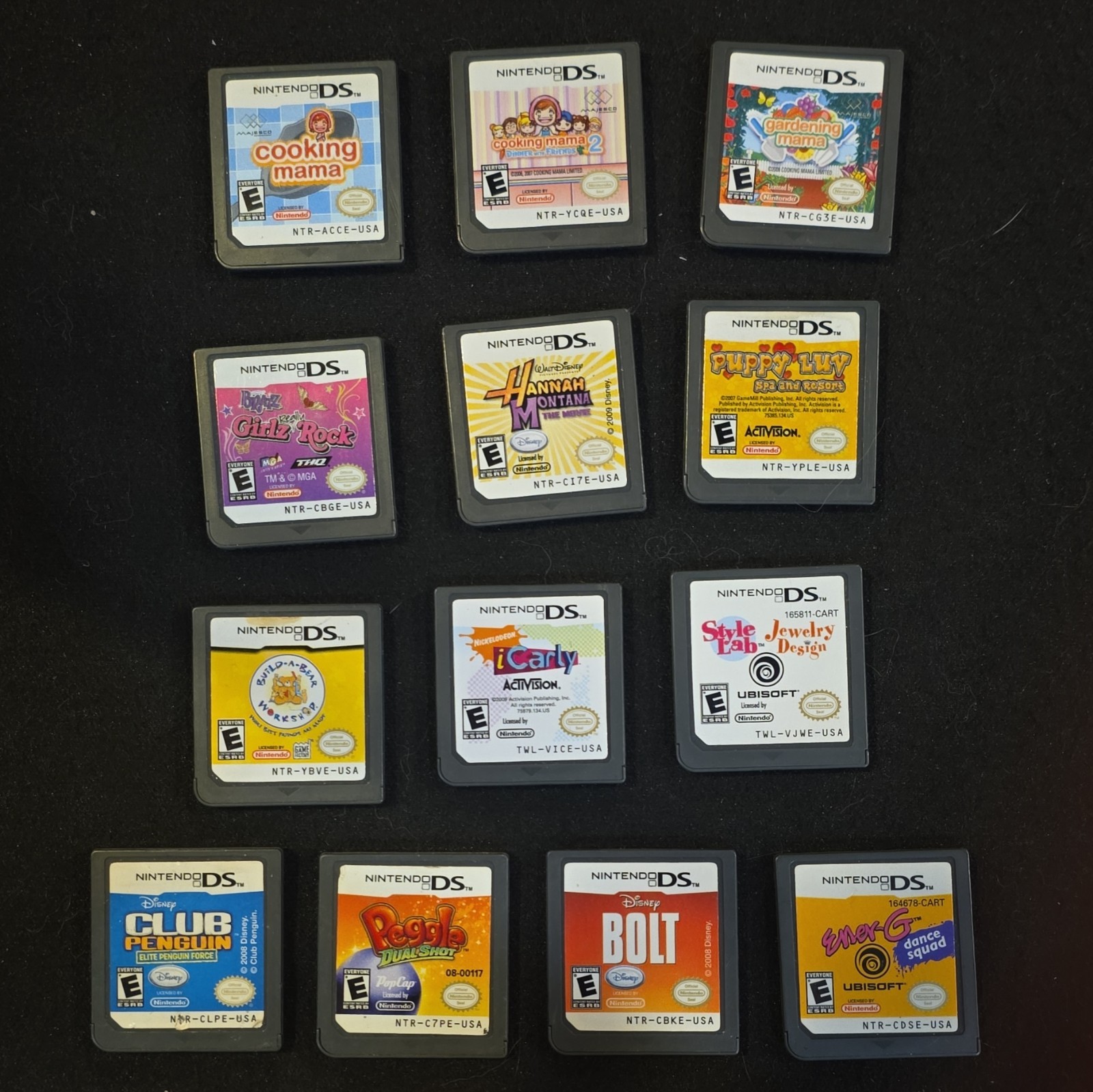 Nintendo DSi XL Burgundy Bronze w/13 DS Games, AC Adapter & Carrying Case No Pen