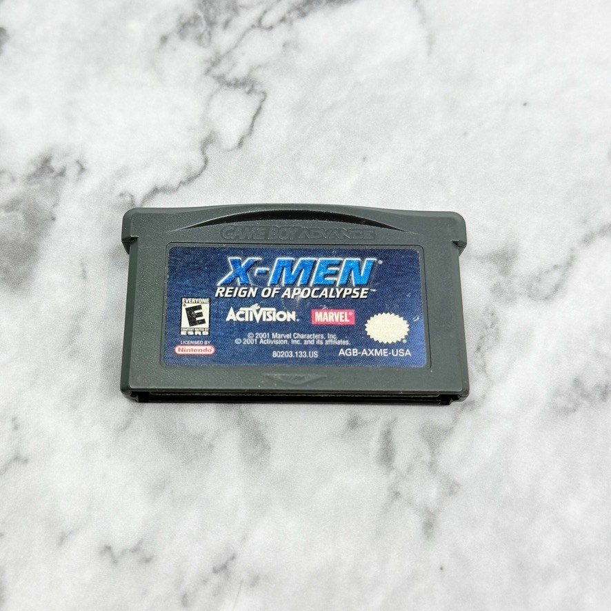 X-Men Reign of Apocalypse (GBA, 2001) Cartridge Only Tested