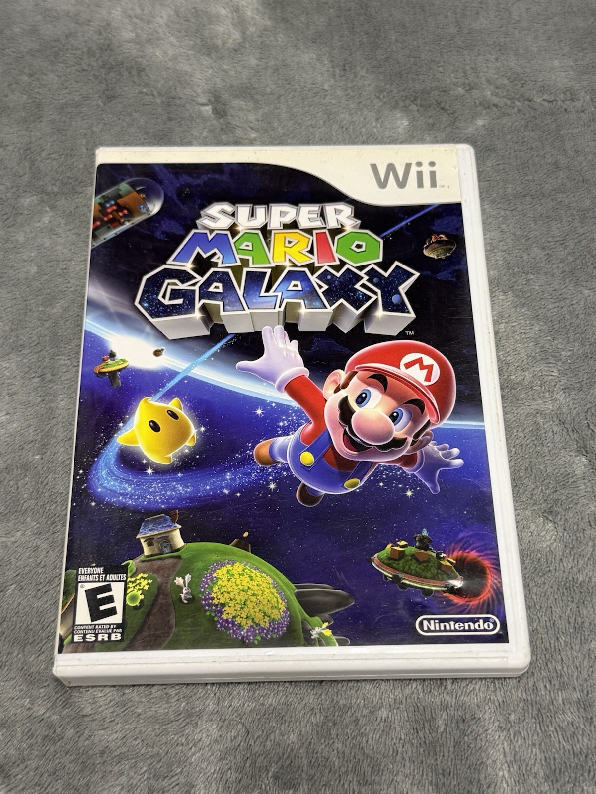 Wii Super Mario Galaxy (2007, Nintendo Wii) Complete w/ Manual *TESTED*