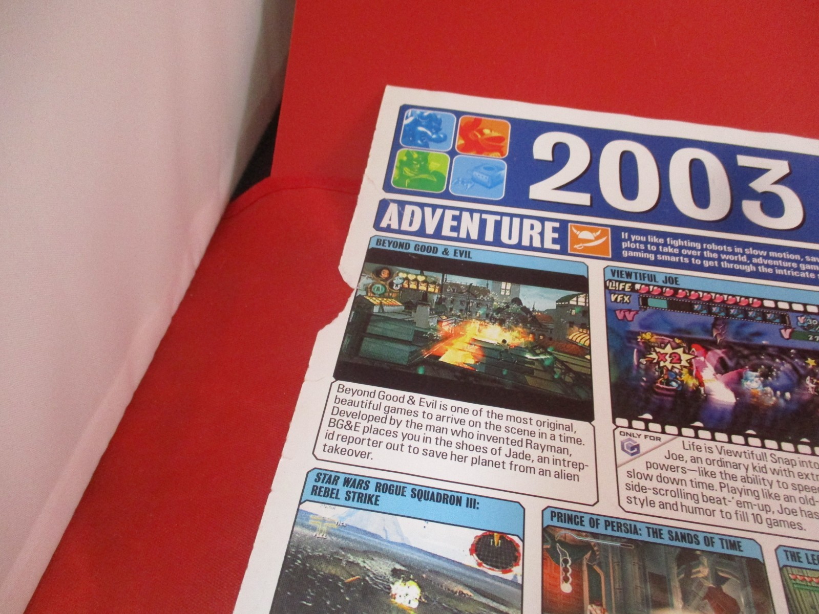 2003 Buyer’s Guide for Gamecube & Game Boy Advance Nintendo Power Promo Poster E