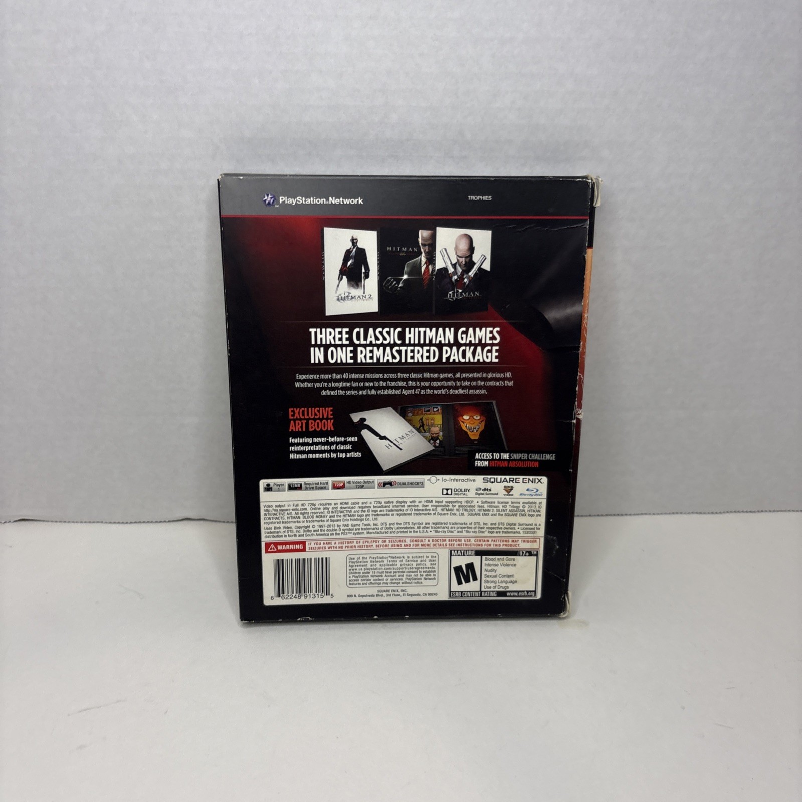Hitman HD Trilogy — Premium Edition (Sony PlayStation 3, 2013)