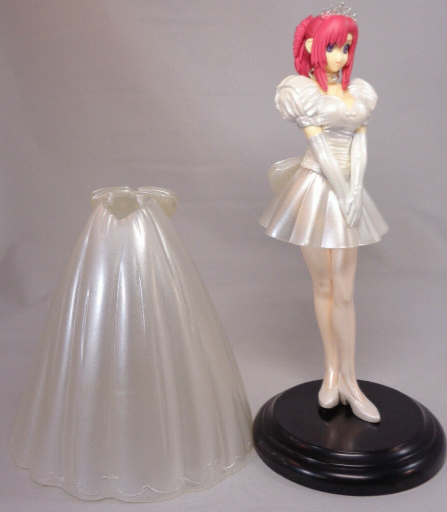 Mizuho Kazami Short & Long Wedding Dress White Silver Bride SIFEX Onegai Teacher