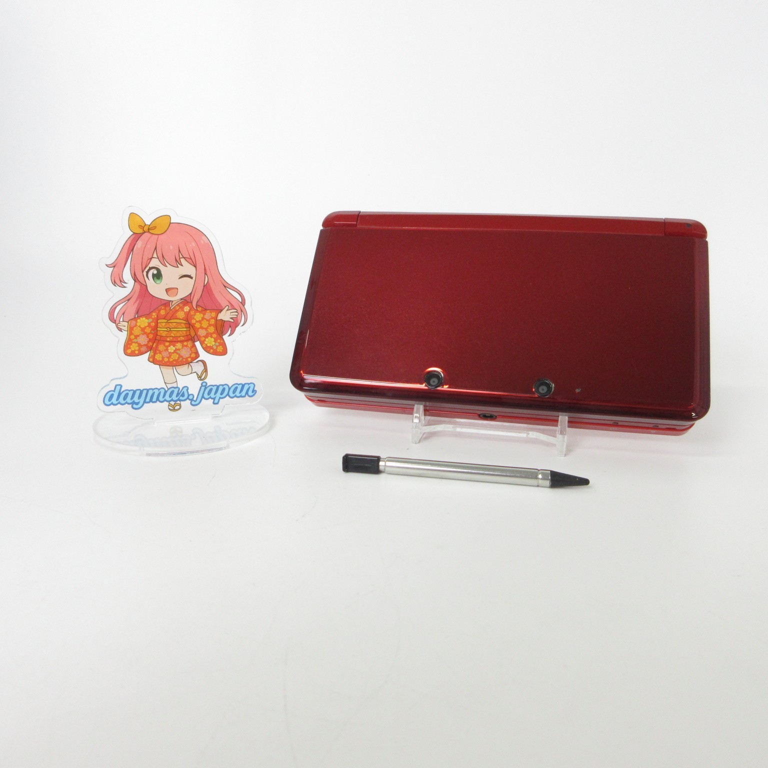 【Excellent】Nintendo 3DS Flair Red Console ONLY Japanese Edition #NET08/0614/06