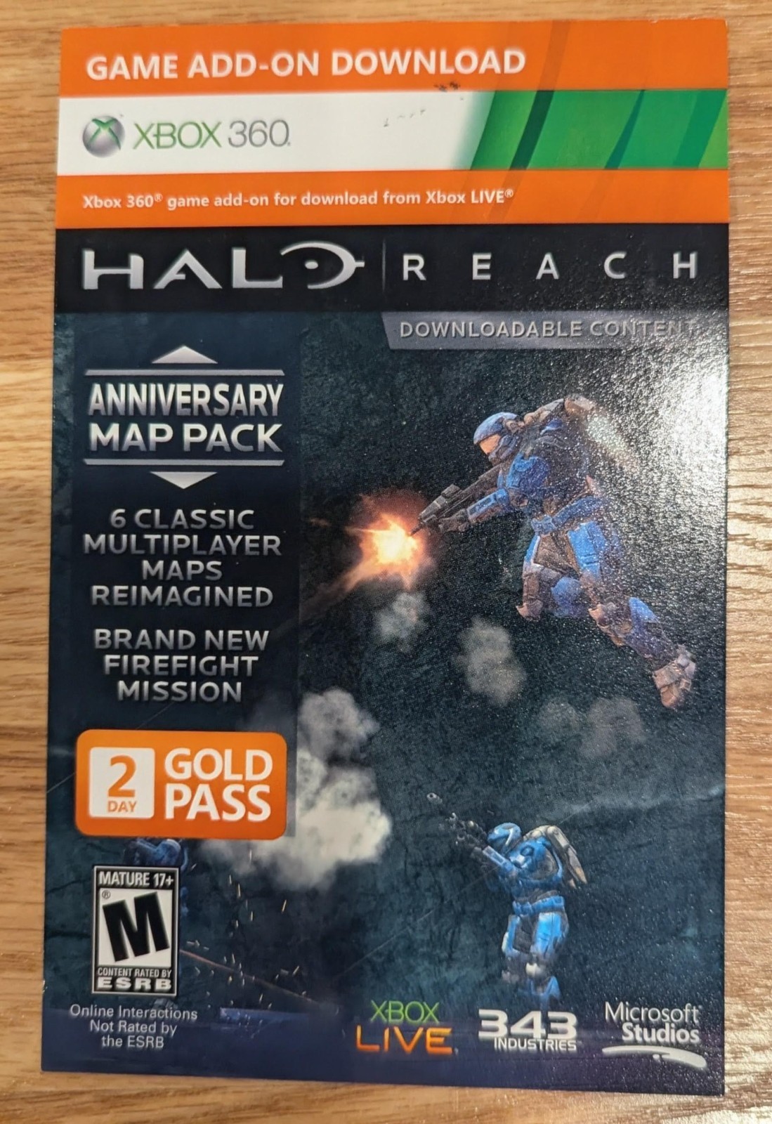 Microsoft Halo: Reach Xbox 360 Multiplayer Online NTSC M-Mature NEW SEALED