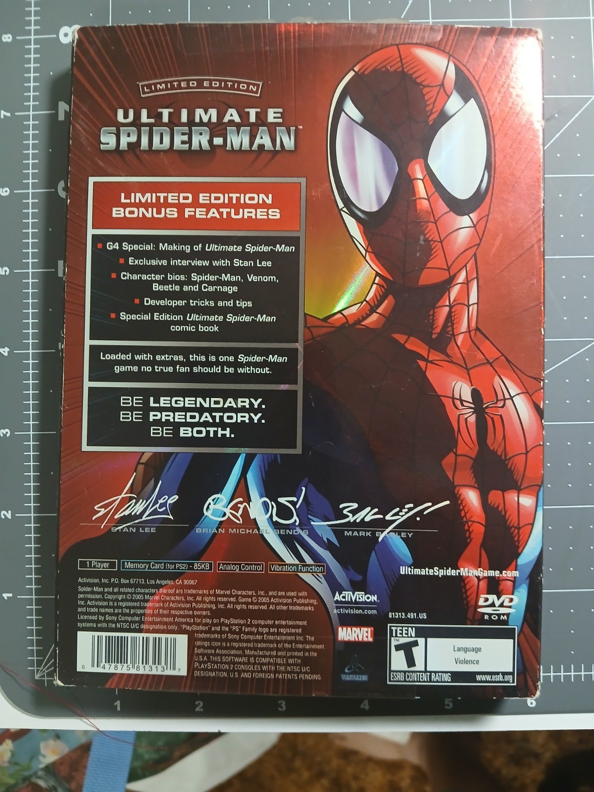 Activision Ultimate Spider-Man Limited Edition PS2 T Teen NTSC-U/C 2005