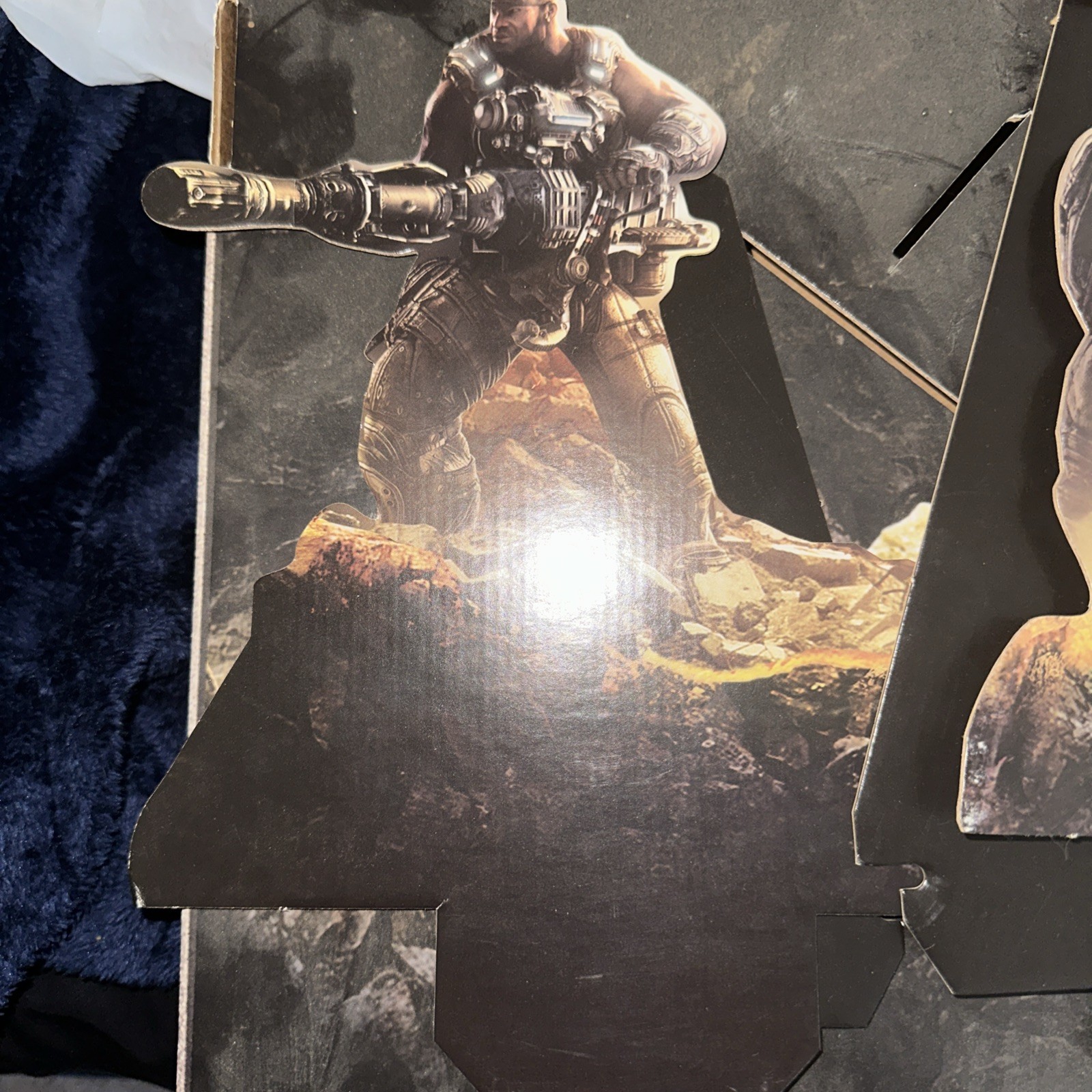 2011 Gears Of War 3 Store Display/Standee Cardboard RARE