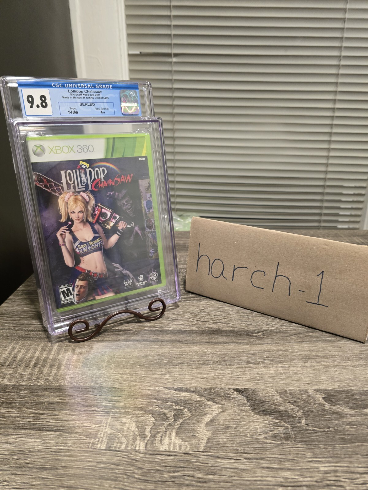 Lollipop Chainsaw – Microsoft Xbox 360 – CGC Graded 9.8 A++ – Type – Y-Folds