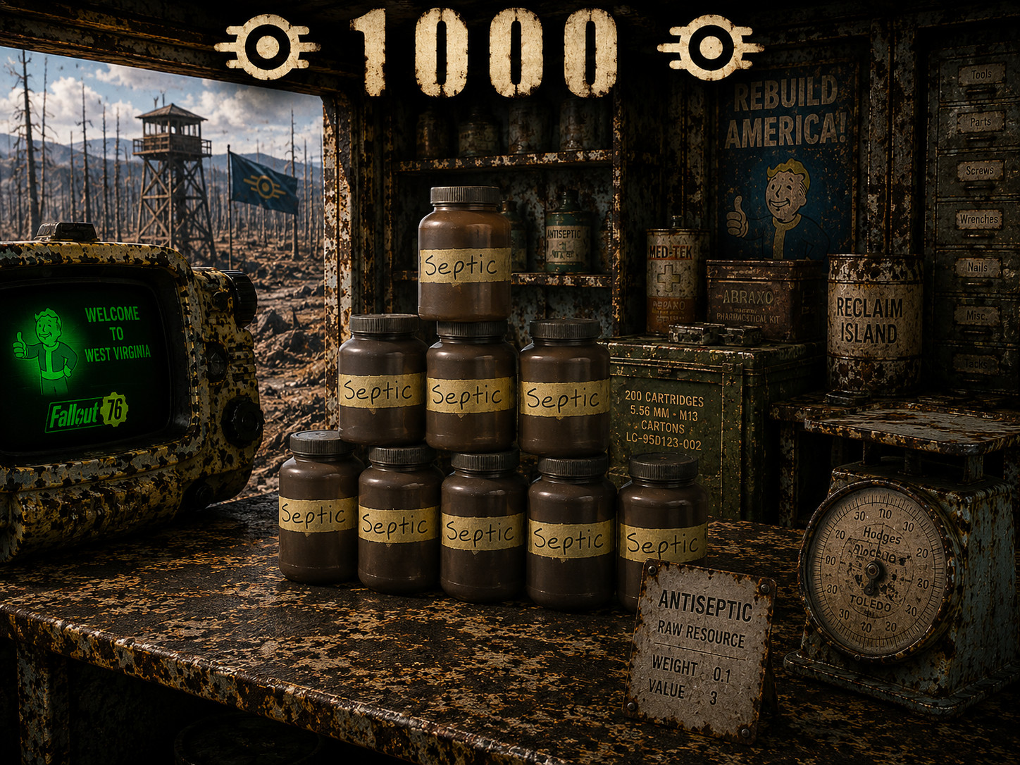 PS4 / PS5 Fallout 76 junk x1,000 antiseptic
