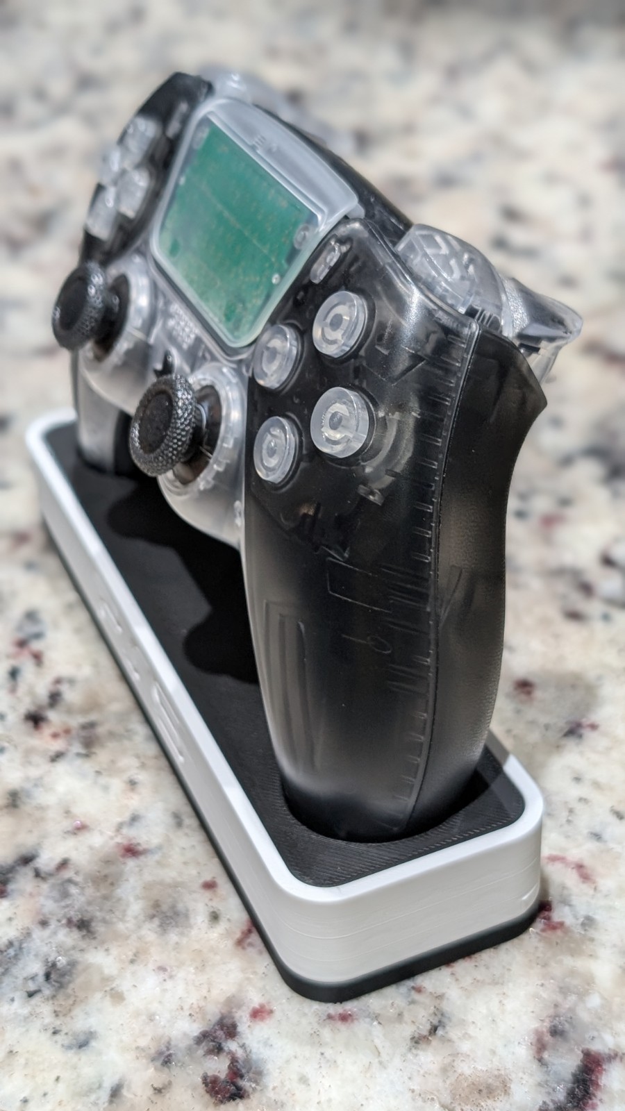 Sony PS5 Dualsense Wireless Controller Modded With TMR/Clicky Buttons And LEDs