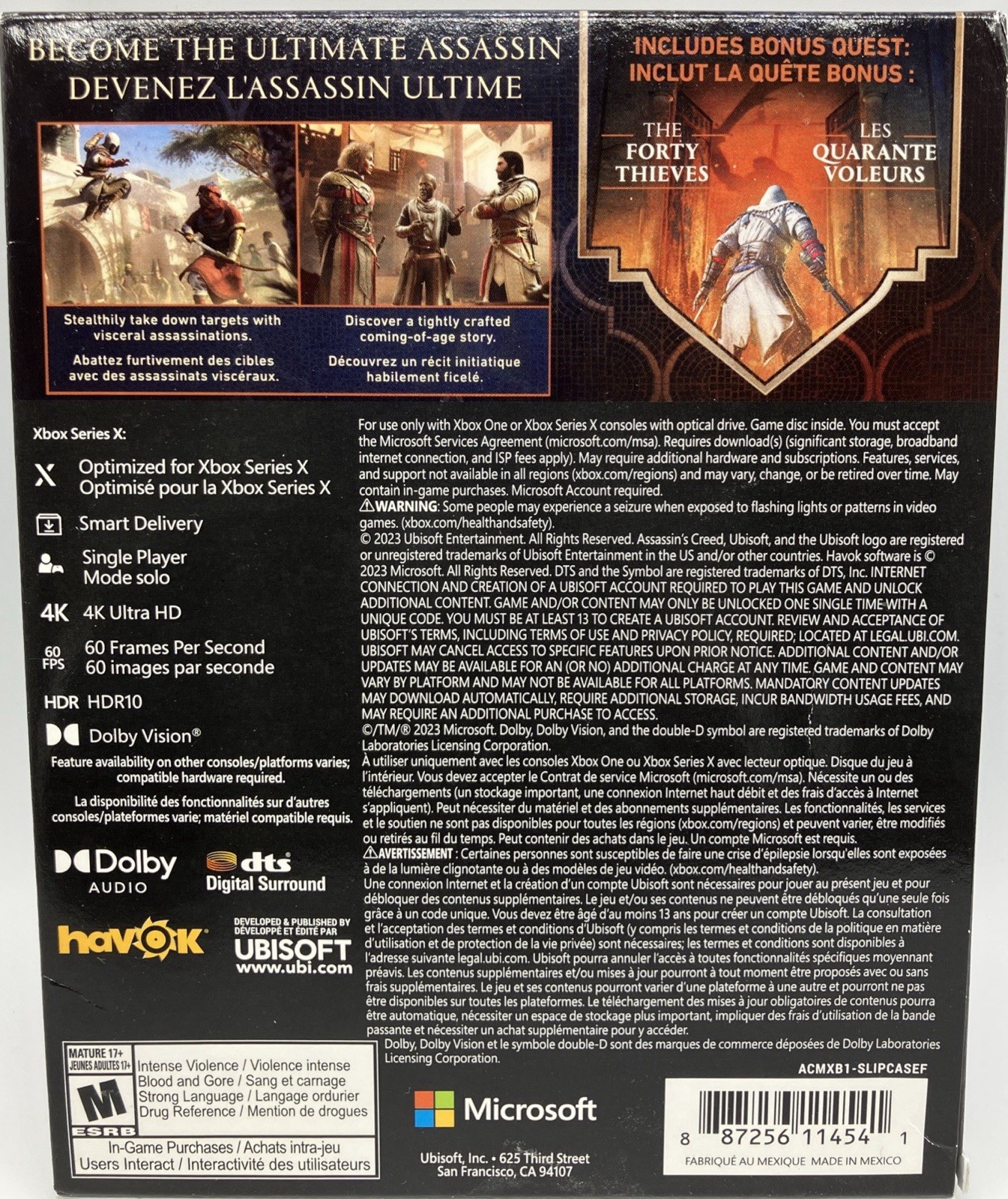 Assassin’s Creed Mirage – Launch Edition [Xbox One / Xbox Series X]