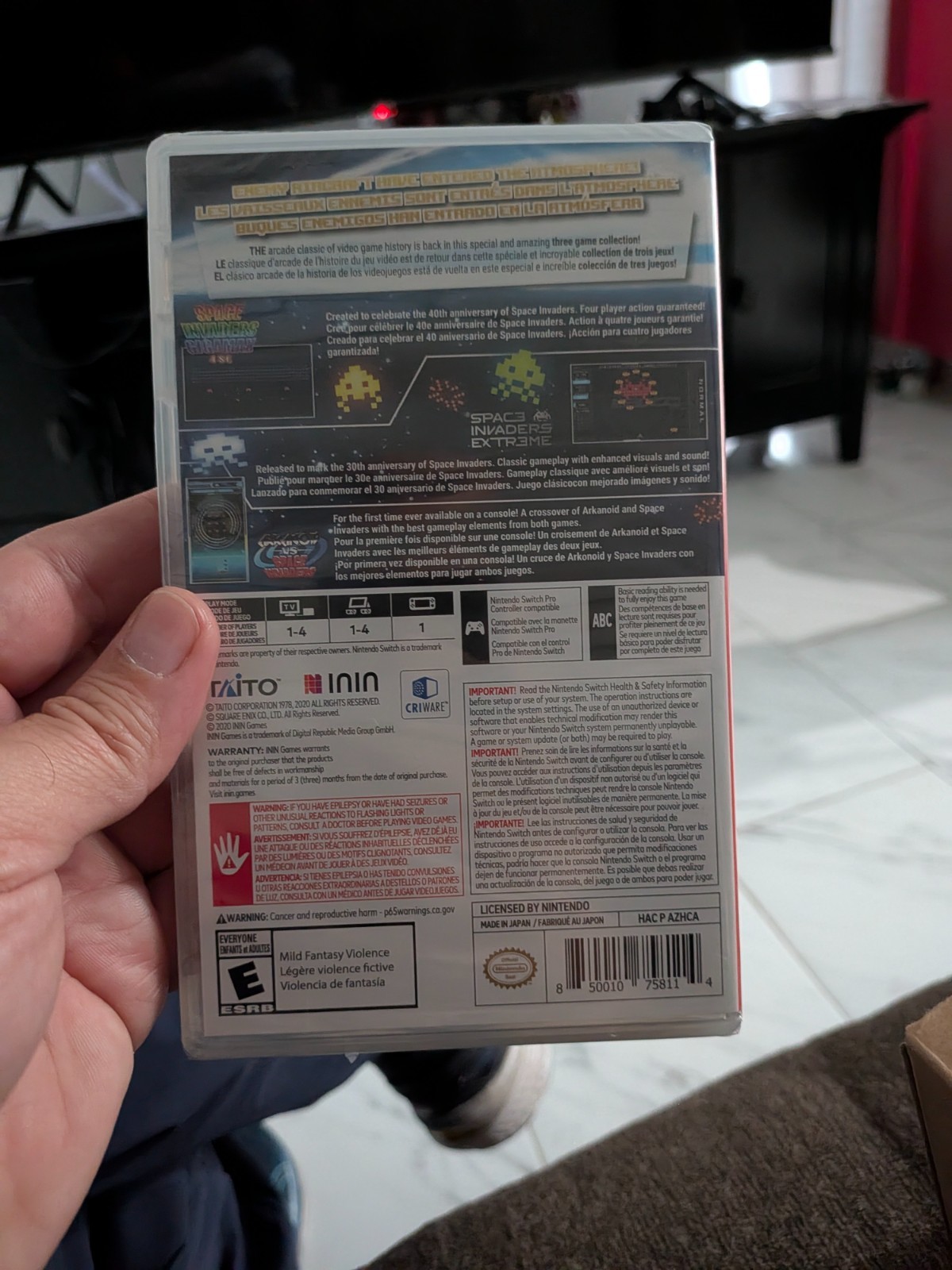 Space Invaders Forever – Nintendo Switch Edition (Brand New)