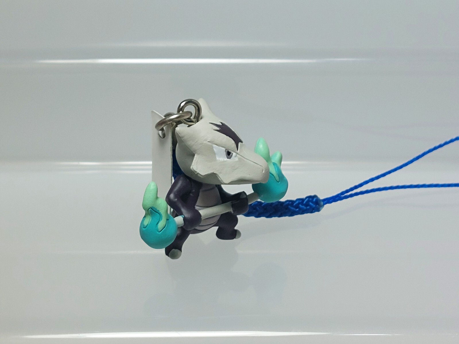 Alolan Marowak Garagara Pokemon Netsuke Mascot Figure Strap T-ARTS 2017 0.8in