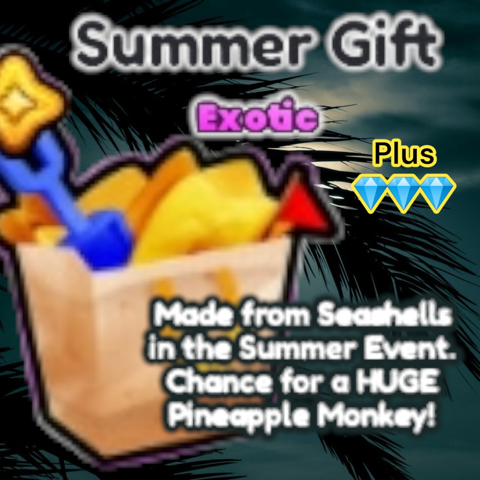 Pet Simulator 99. Summer Gift + 500k Diamonds. PS99. Same Day