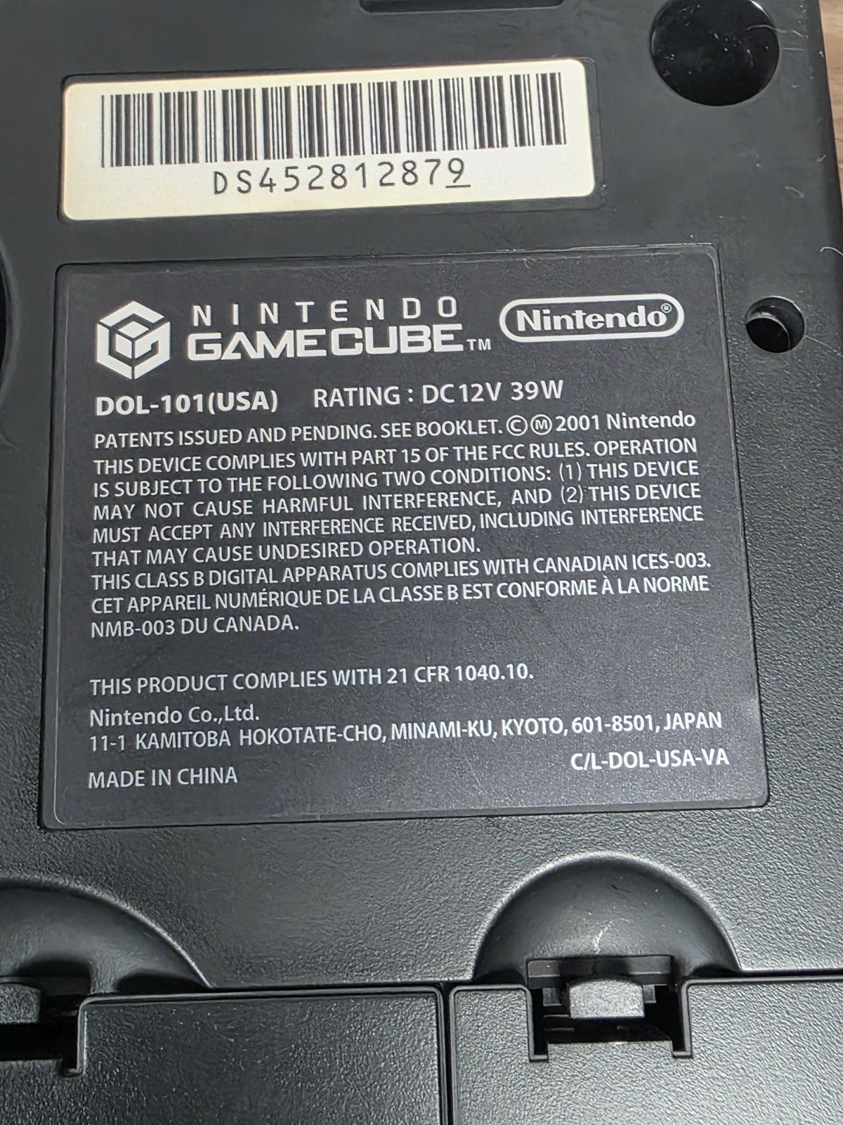Nintendo GameCube Console Bundle Mario Kart Double Dash Set Black Tested Lot