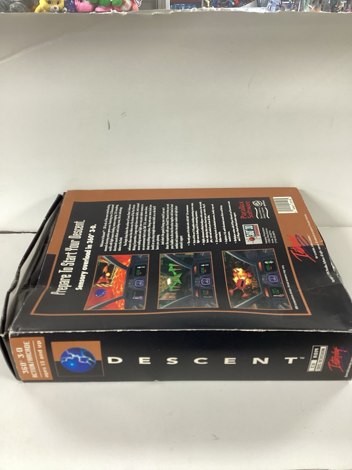PC Game Descent CD-ROM Big Box – 1995 Interplay
