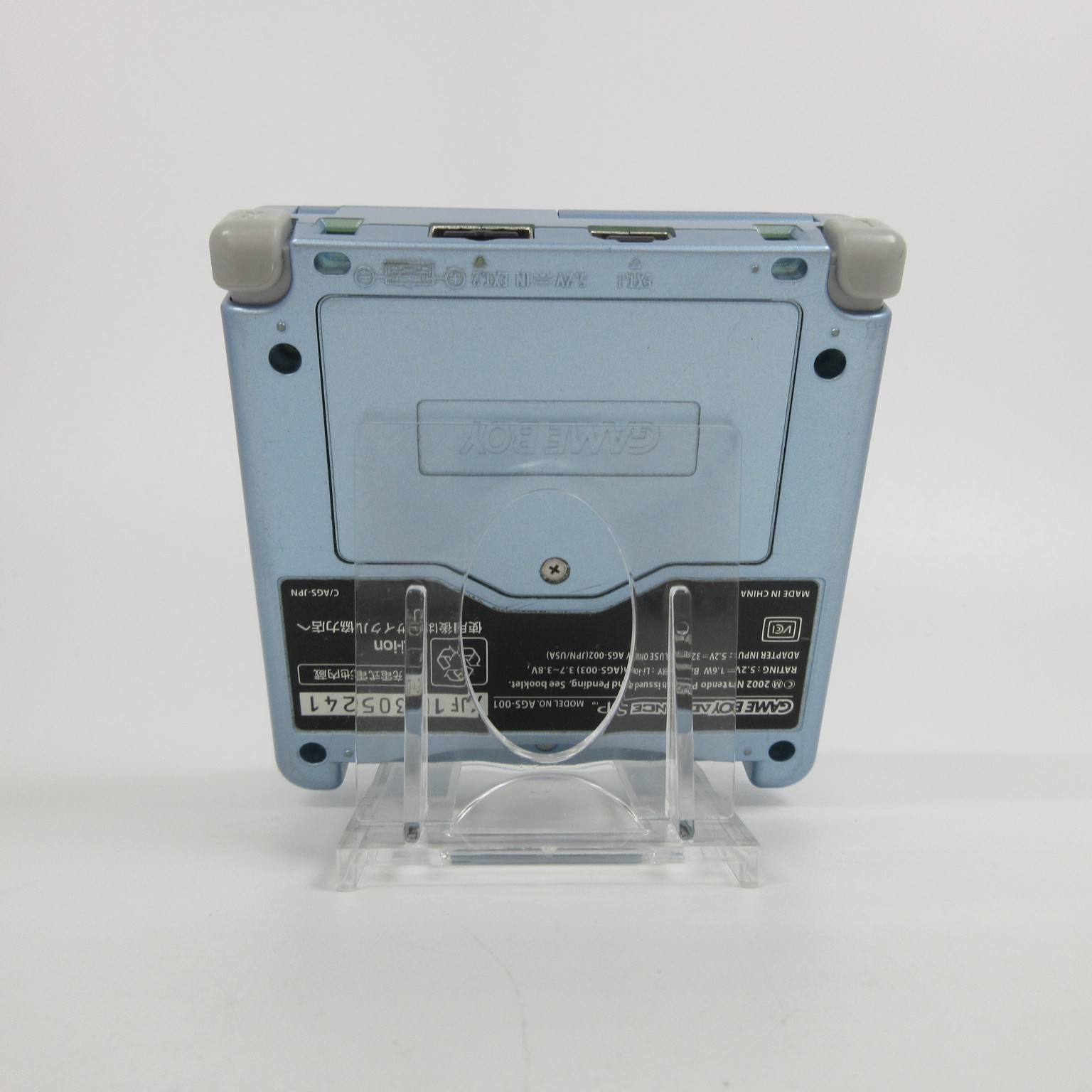 【Very Good】Nintendo GameBoy Advance SP Pearl Blue GBA Console #Arr08/0627/03