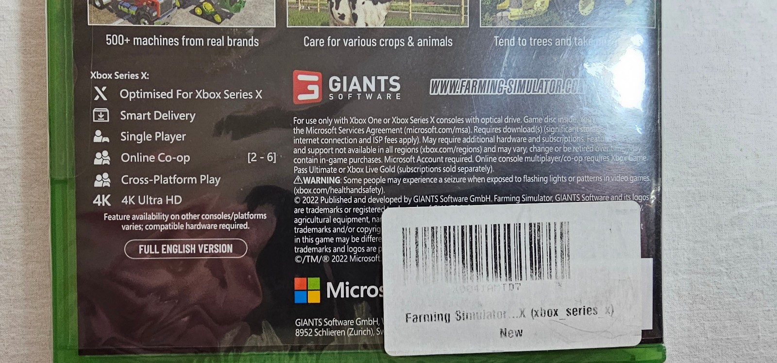 Farming Simulator 22 Platinum Edition Xbox Series X One Brand New Sealed PEGI