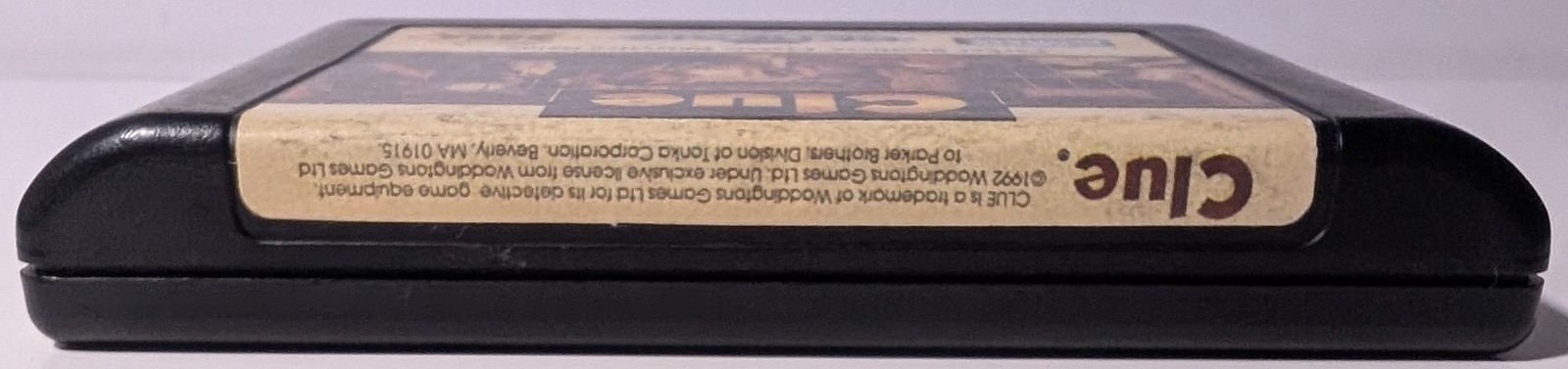 Clue Sega Genesis CIB Cleaned and Tested Working manual has rusty staples
