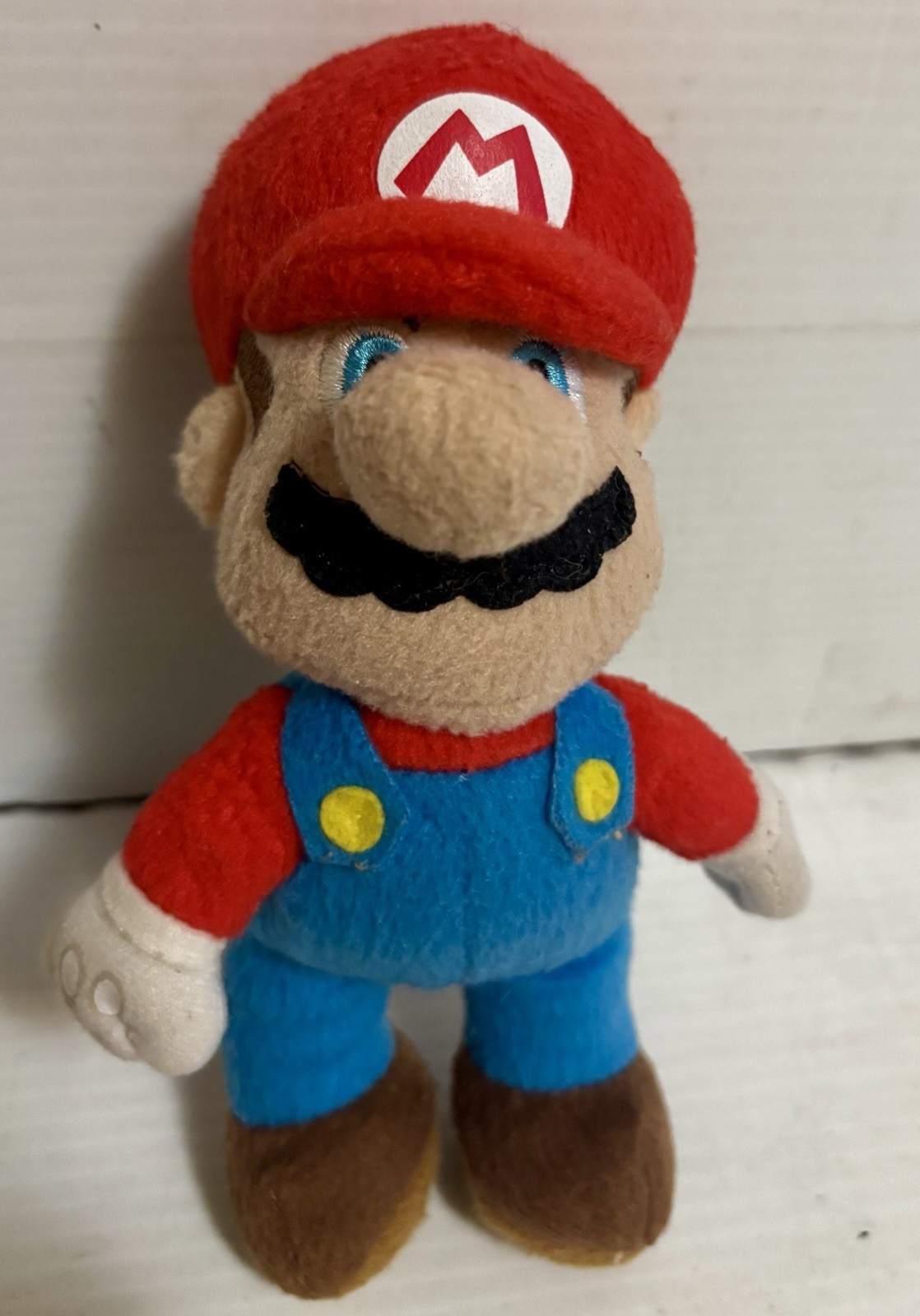 Vintage Nintendo Super Mario Bros. Keychain 7″ Plush Backpack Clip Fast Shipping