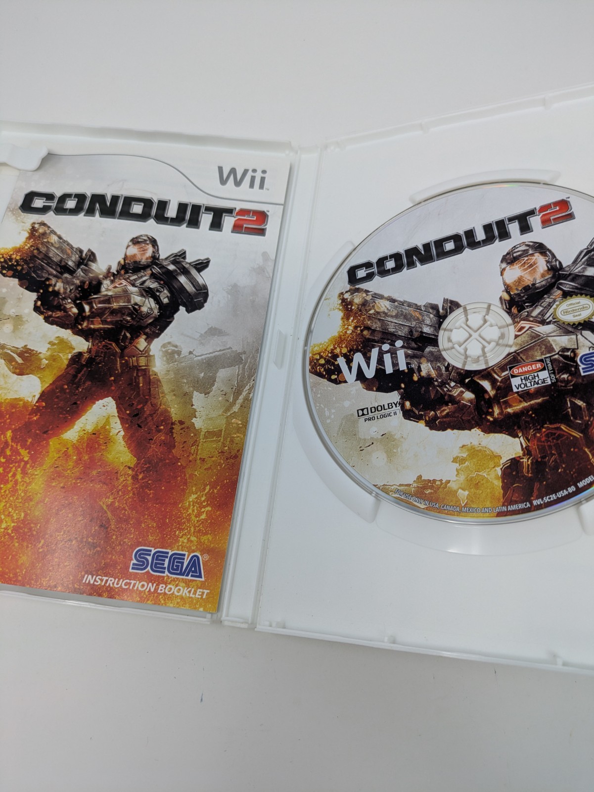 Conduit 2 (Nintendo Wii, 2011) Disc With Manual, Tested, Works