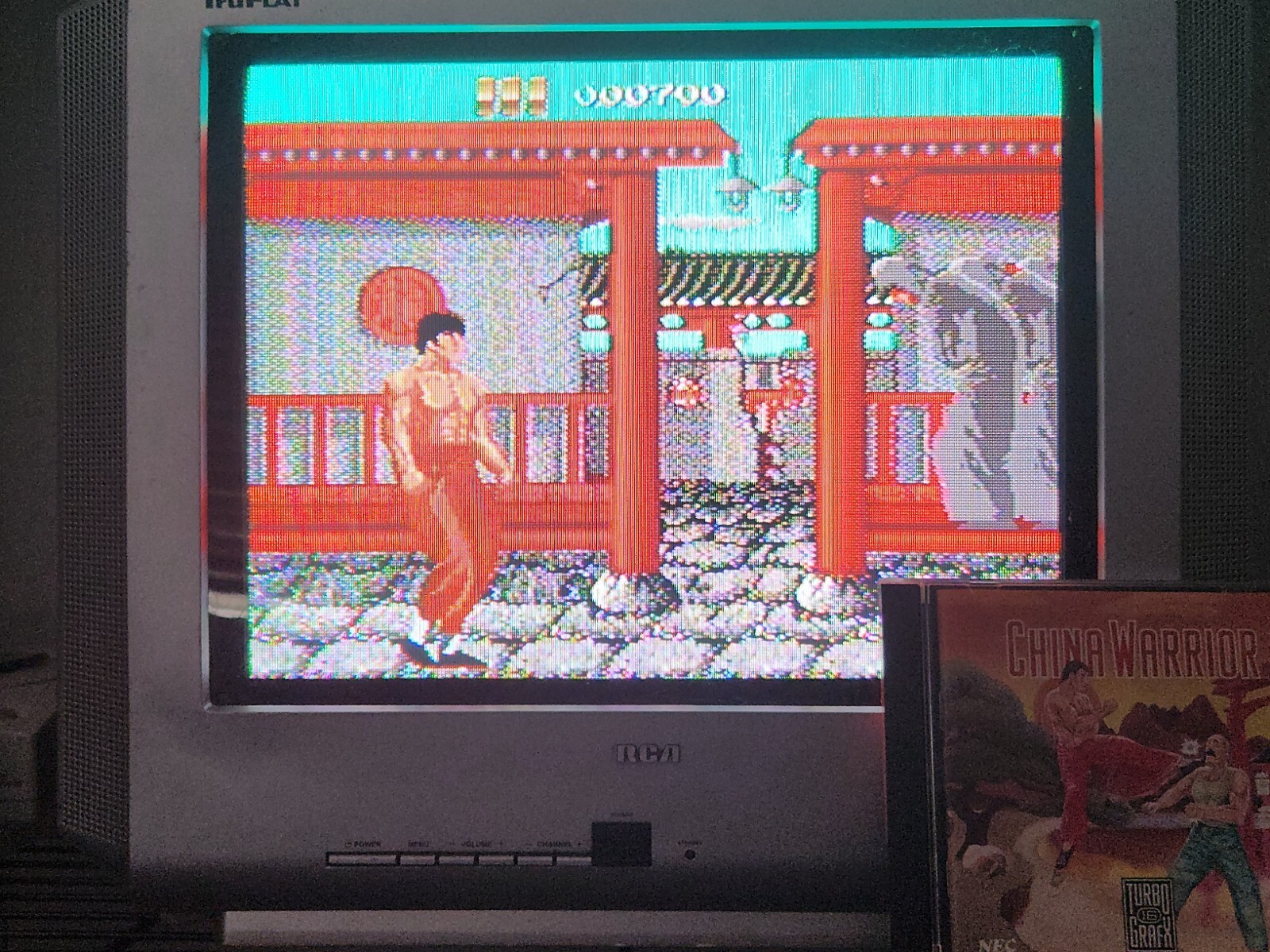 China Warrior(Nec TurboGrafx-16, 1989) Authentic & Complete with Case!