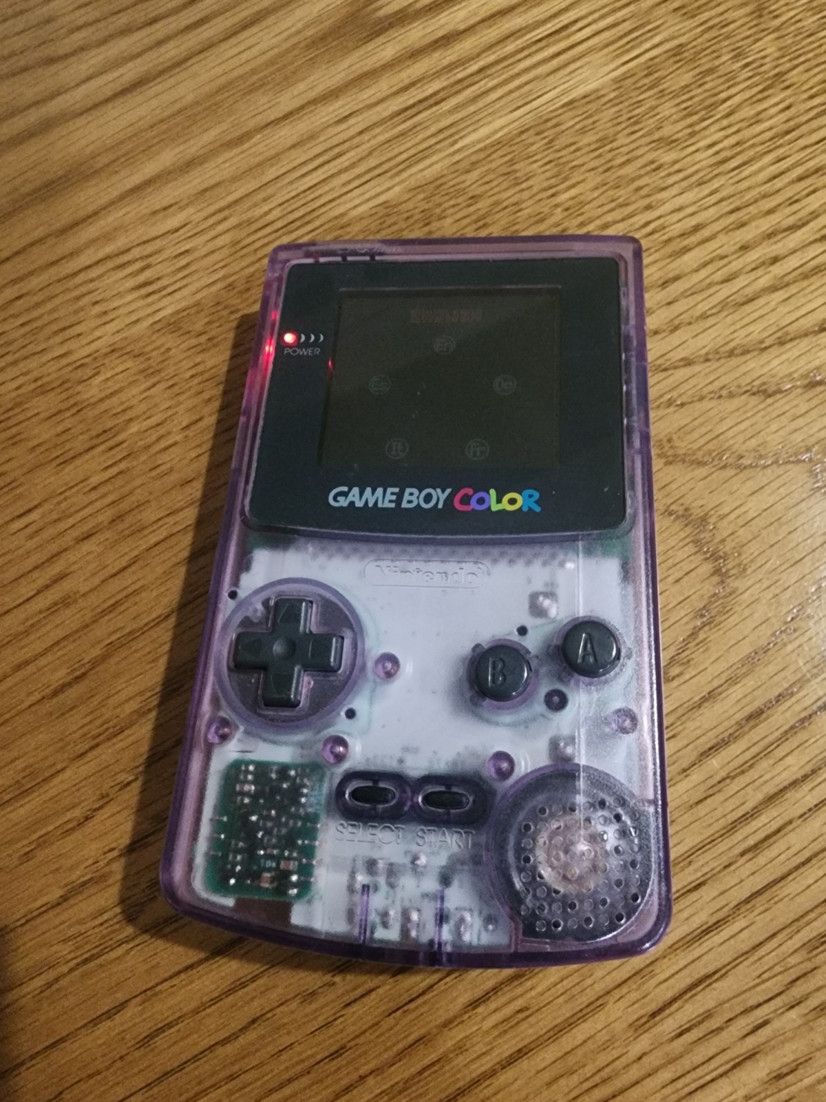 Nintendo GameBoy Color ATOMIC PURPLE Console CGB-001 (Working)