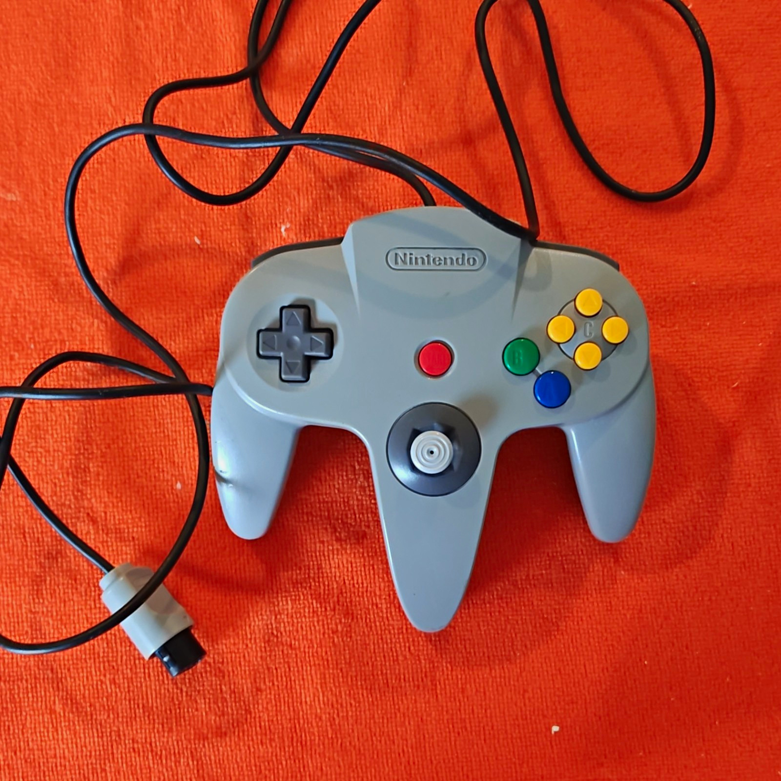 OEM Nintendo 64 N64 Gray Controller NUS-005 Authentic