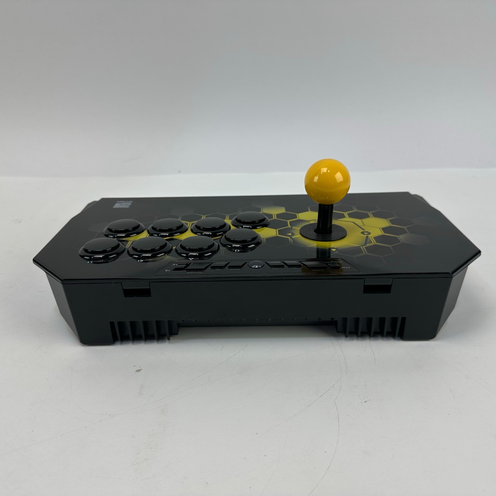 Qanba Drone Arcade Joystick Black/Yellow US Wired for PlayStation PS3/PS4 Works