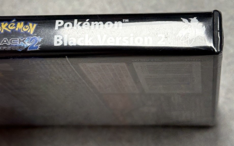 Pokémon Black Version 2 Nintendo DS, 2012 New Factory Sealed Authentic Protector