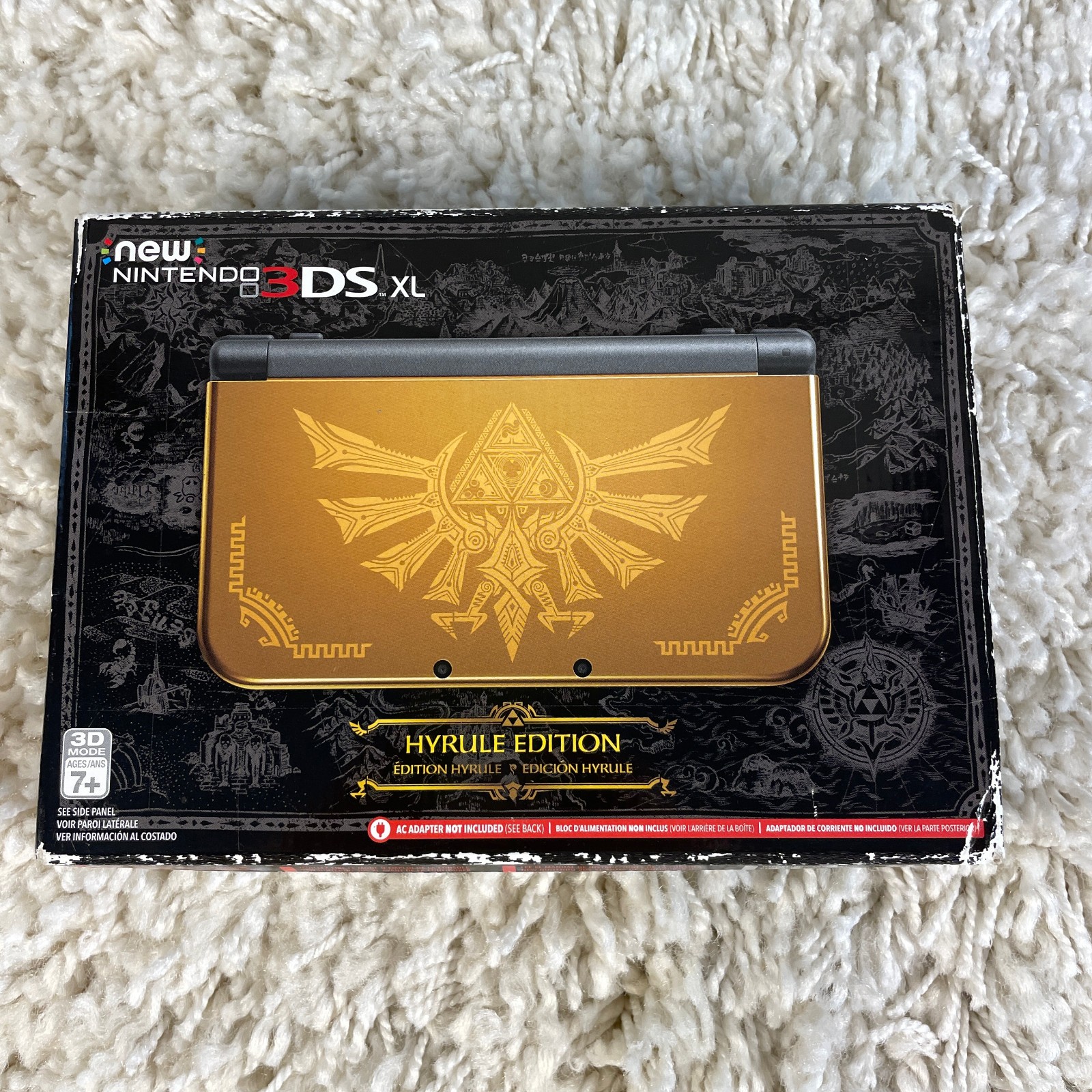 Nintendo New 3DS XL Zelda Hyrule Edition Handheld System RED-001 DUAL IPS in Box