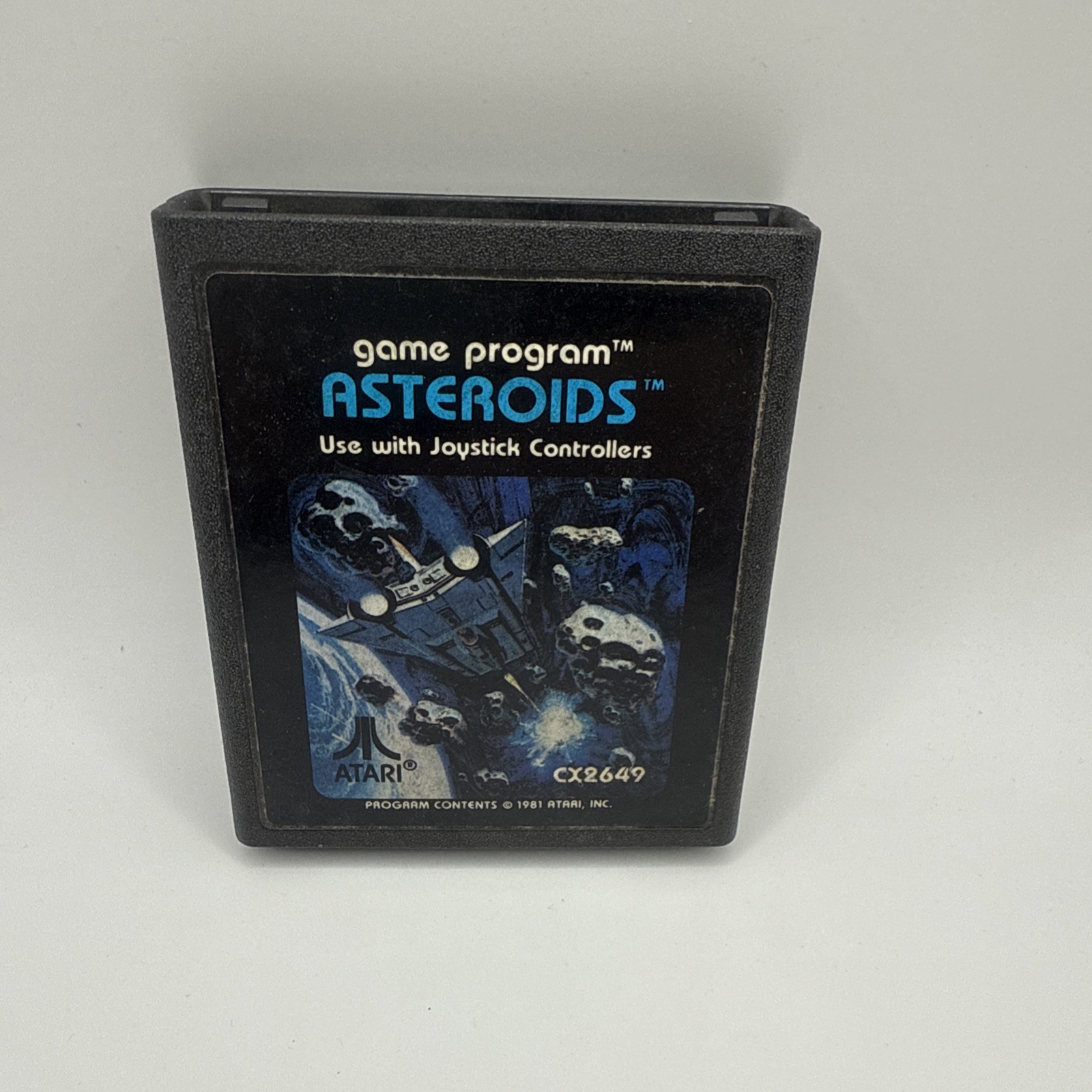 Asteroids Atari 2600 CX2649 1981 Video Game.