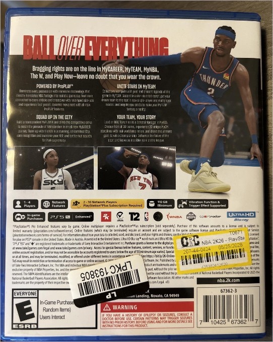 NBA 2K26 – PlayStation 5