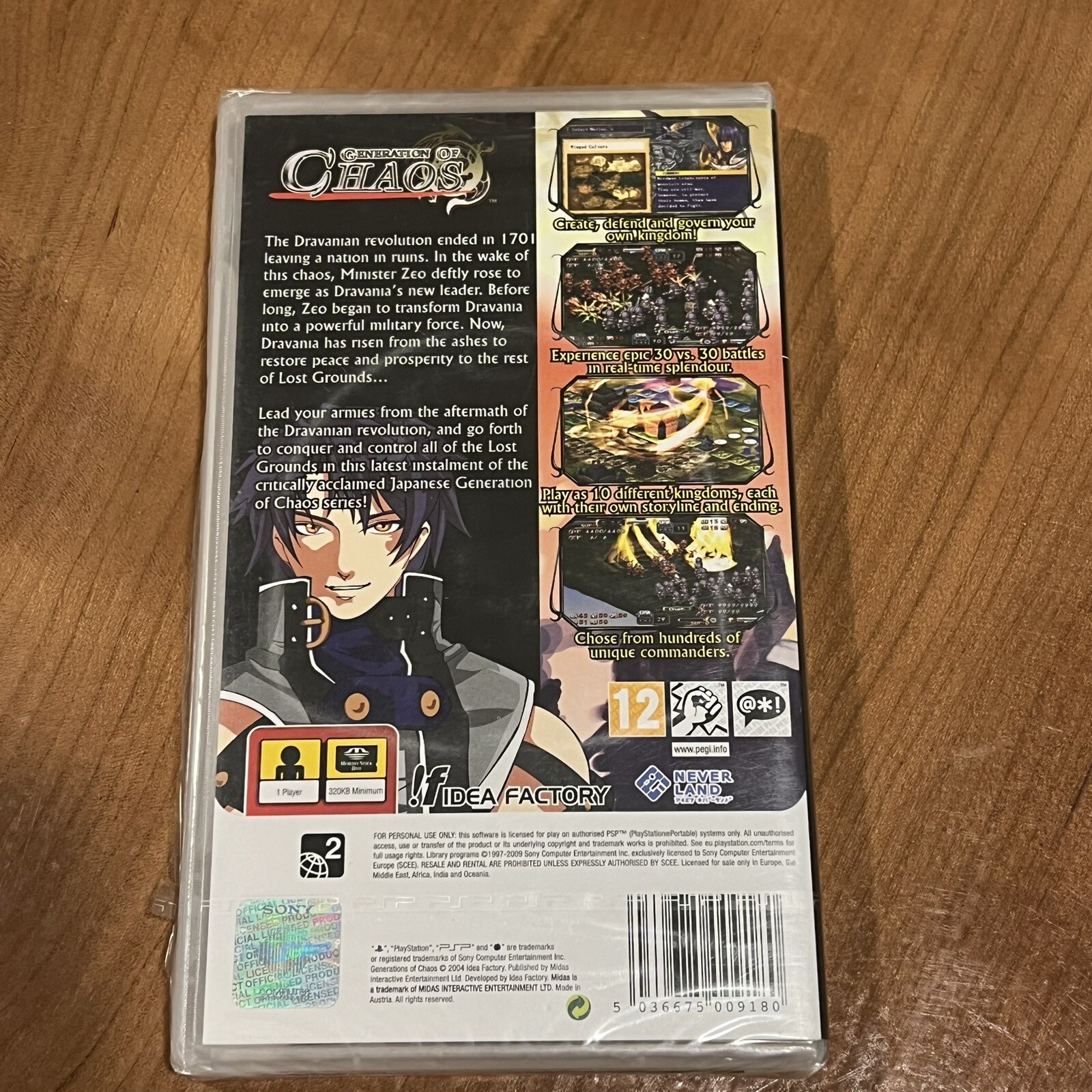 Generation Of Chaos (Sony PSP) Brand New
