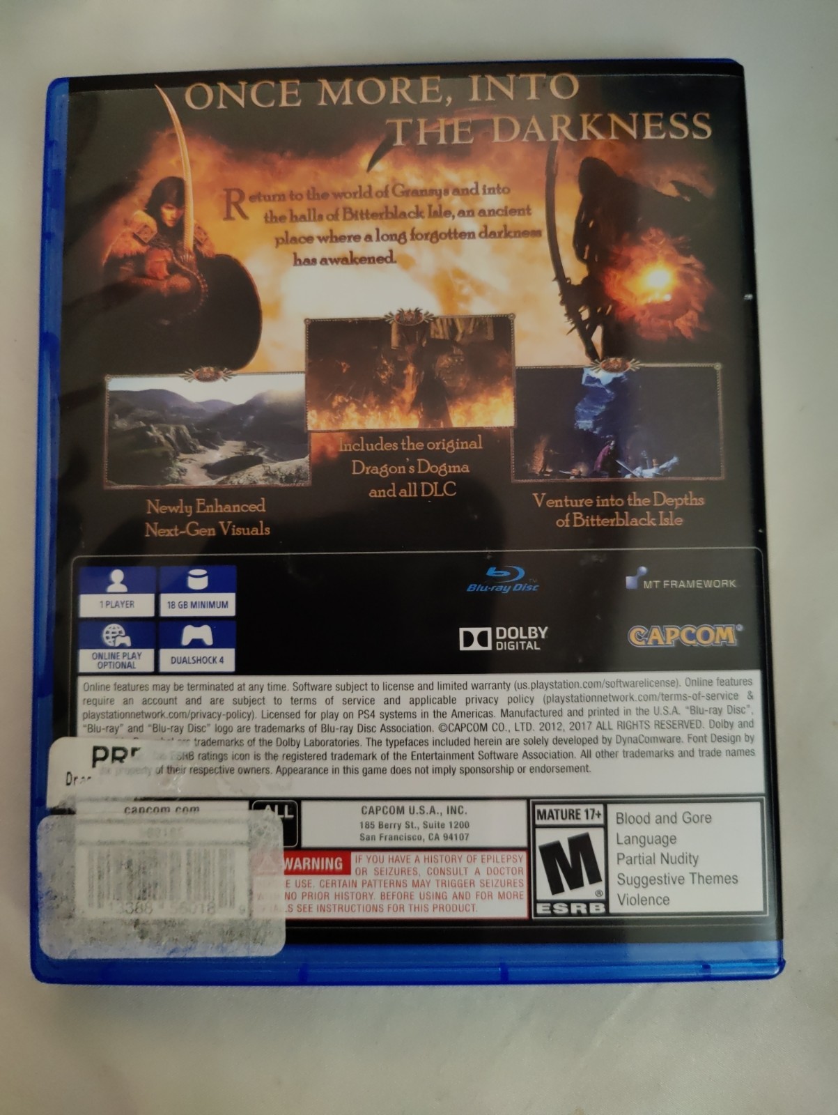 Dragon’s Dogma Dark Arisen (PlayStation 4 2018)