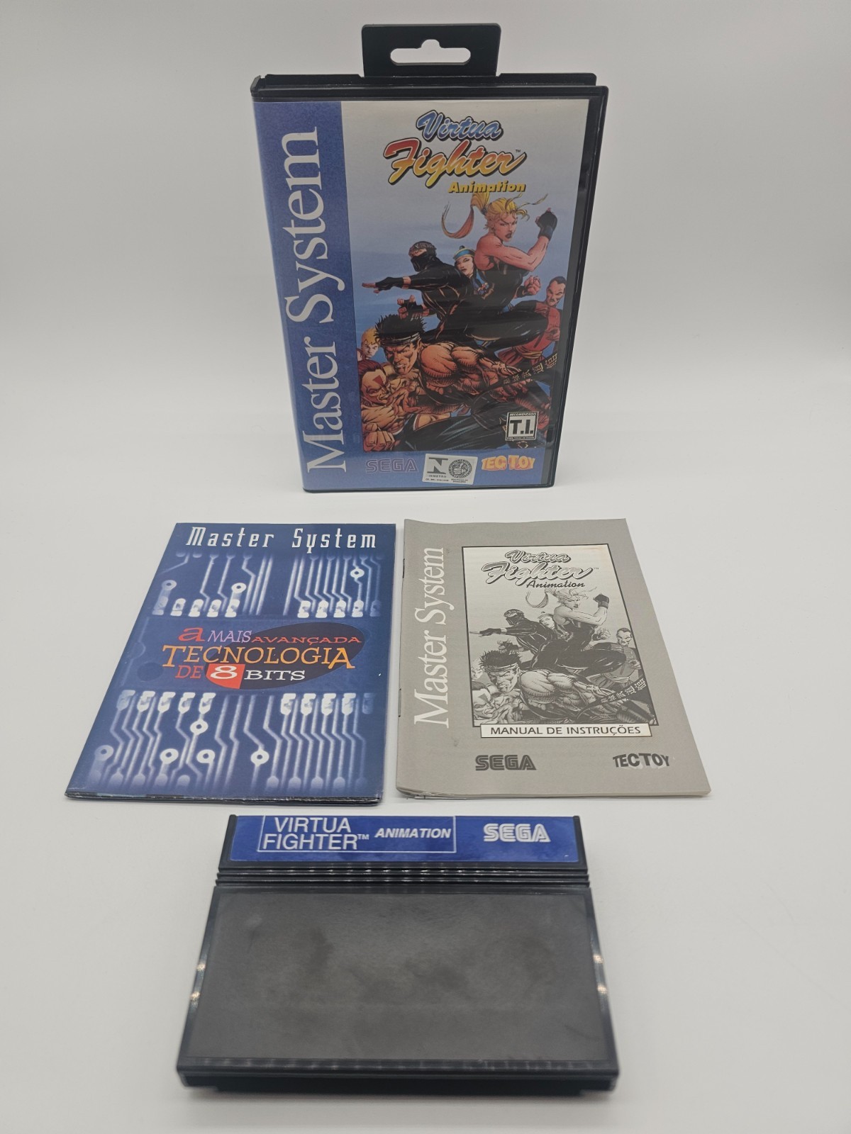 virtua fighter animation sega master system PAL CIB Brazil Exclusive RARE – NICE
