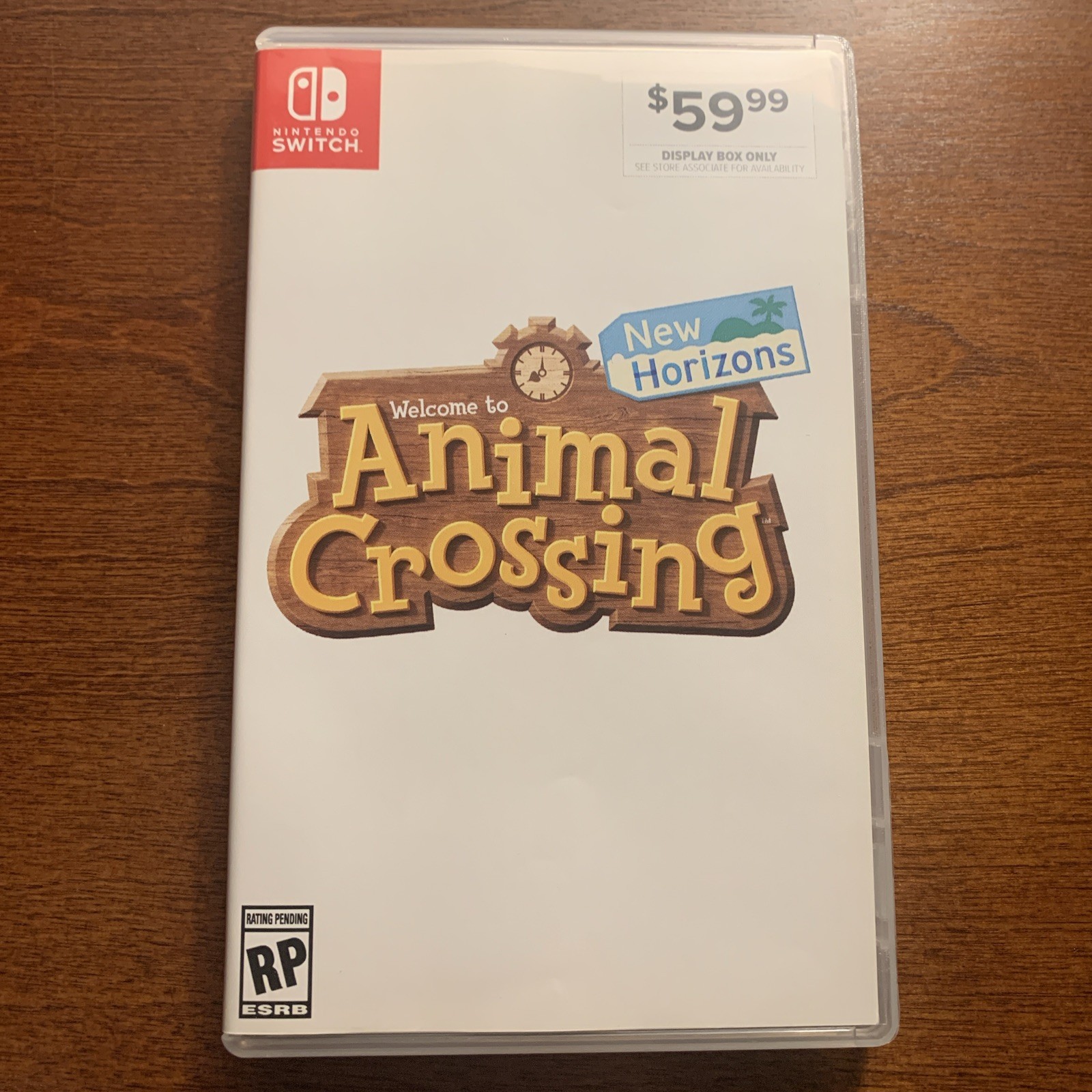 Animal Crossing New Horizons Nintendo Switch – Authentic RARE – Display Box ONLY