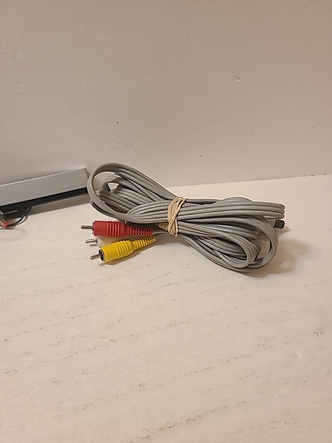 Official OEM Nintendo Wii Composite AV Cables + Wired Sensor Bar RVL-009 RVL-014