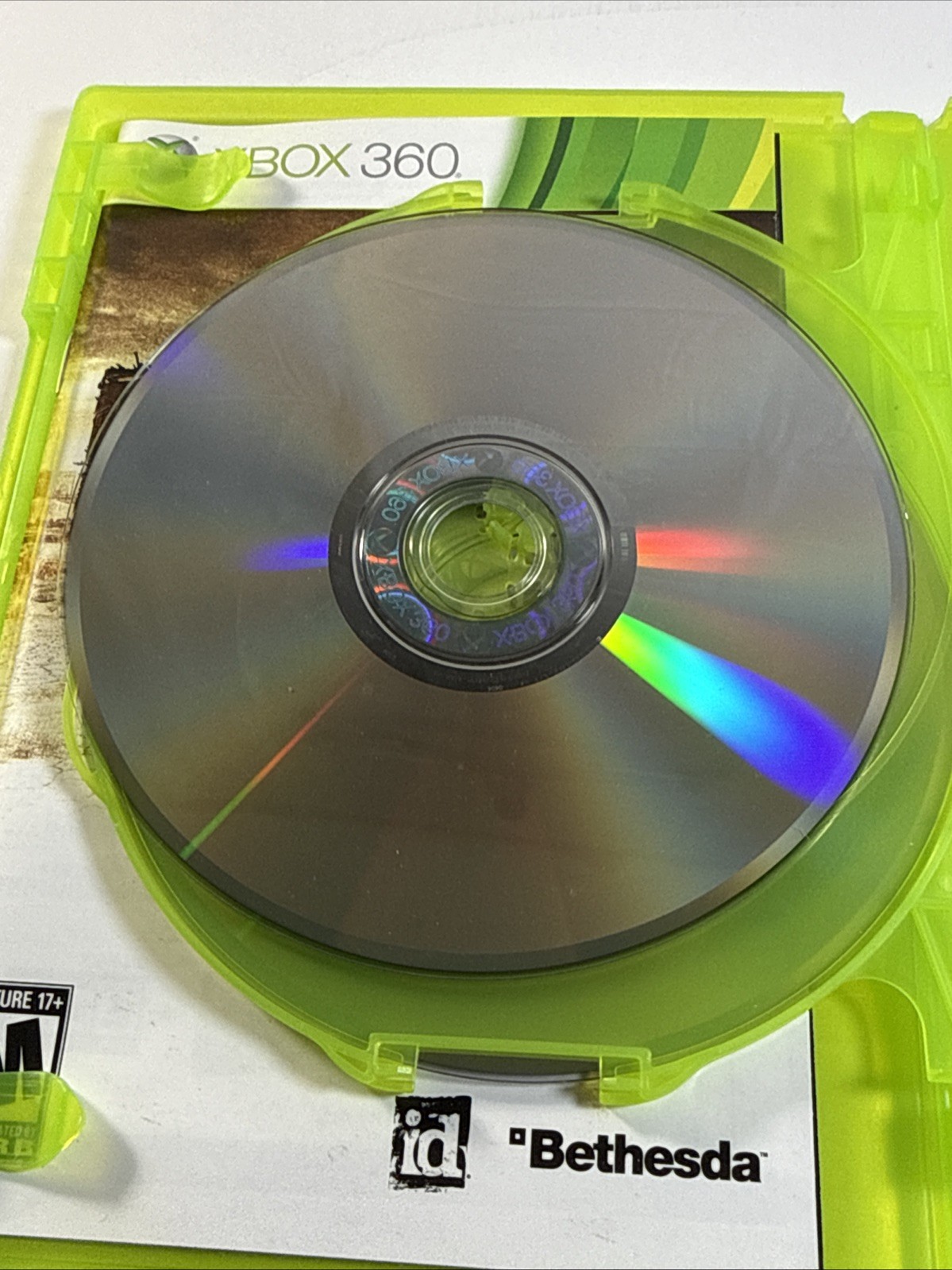 Rage (Microsoft Xbox 360, 2011) Complete Tested Working