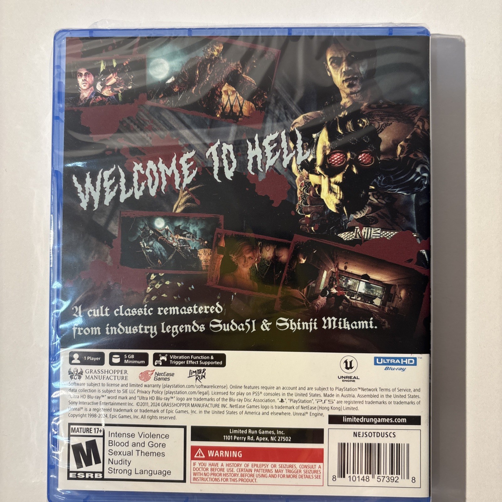 SHADOWS OF THE DAMNED HELLA REMASTERED COLLECTORS EDITION LIMITED RUN GAMES PS5