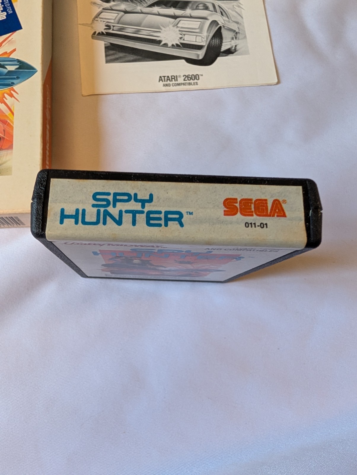 Vintage CIB Spy Hunter Atari 2600 Sega Bally Midway Complete With Box And Manual