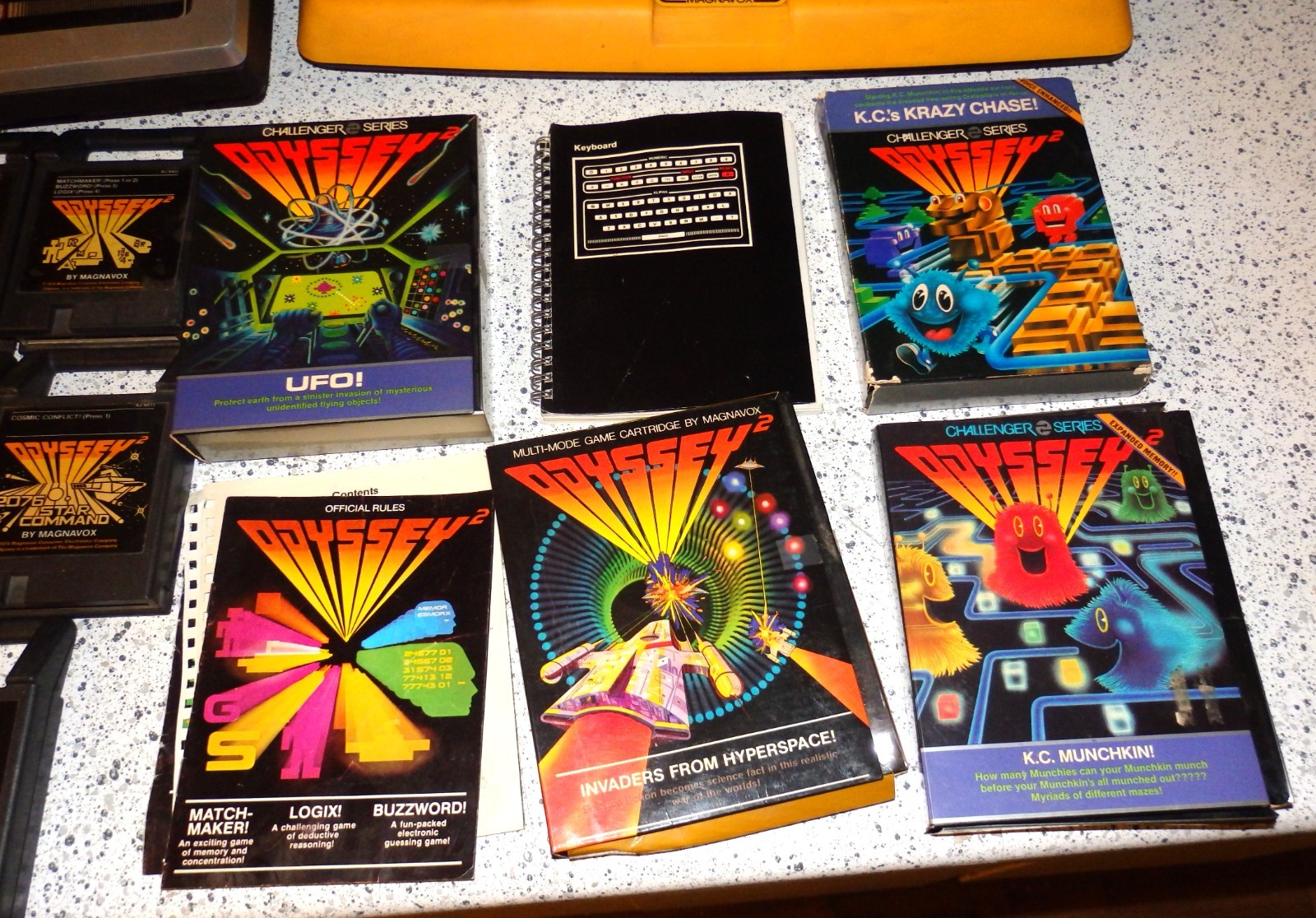Lot of 15 Magnavox Odyssey 2 Games Boxed + Odyssey 300 Pong + Bonus