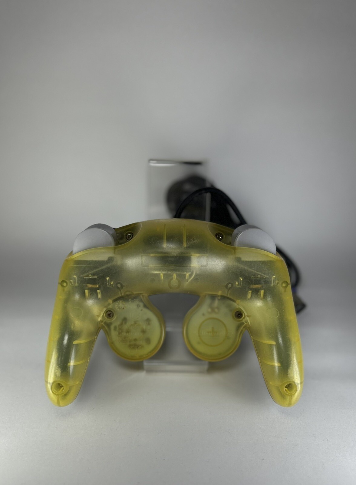 Official Nintendo Black Clear GameCube Game Controller rare