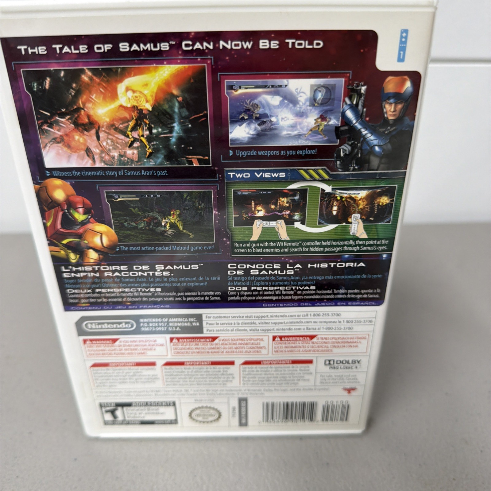 Metroid: Other M (Nintendo Wii, 2010) CIB Tested And Working