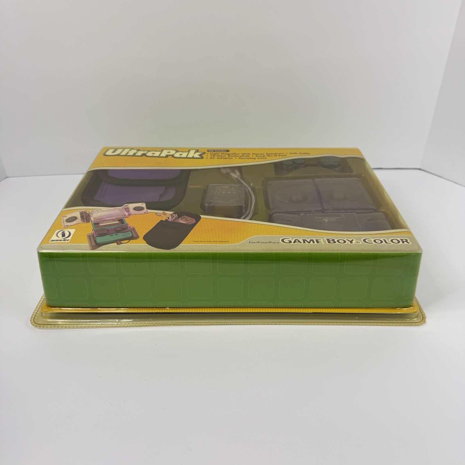 Interact Game Boy Color Value Ultra Pak GBC Purple Grape Accessories New Sealed