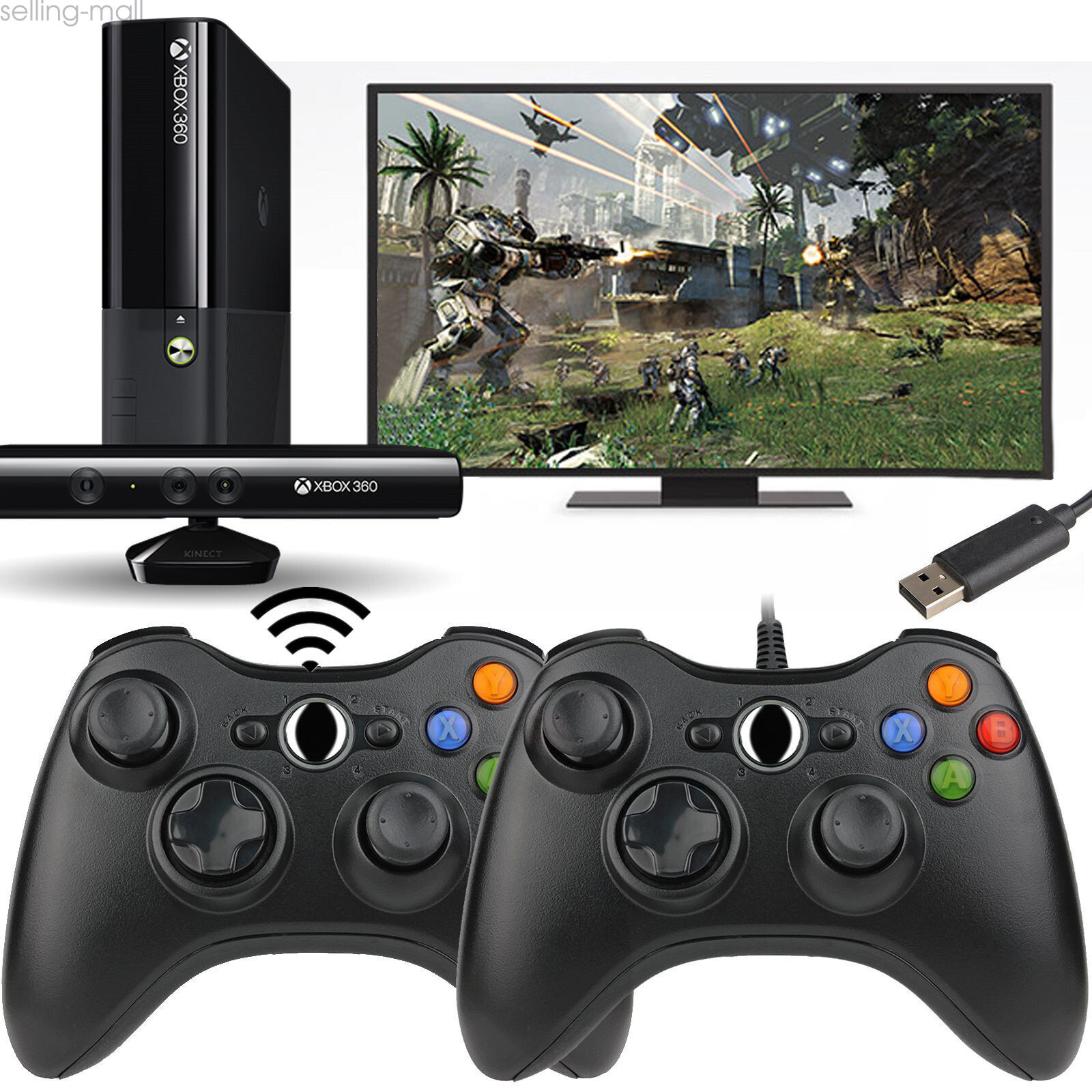 Wired/ Wireless Xbox 360 Controller GamePad For Microsoft Xbox 360/Slim Windows